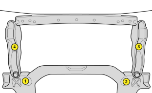 Steering rack-box fixing